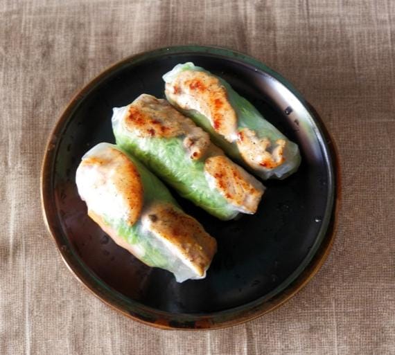 Springroll Garlic Chicken