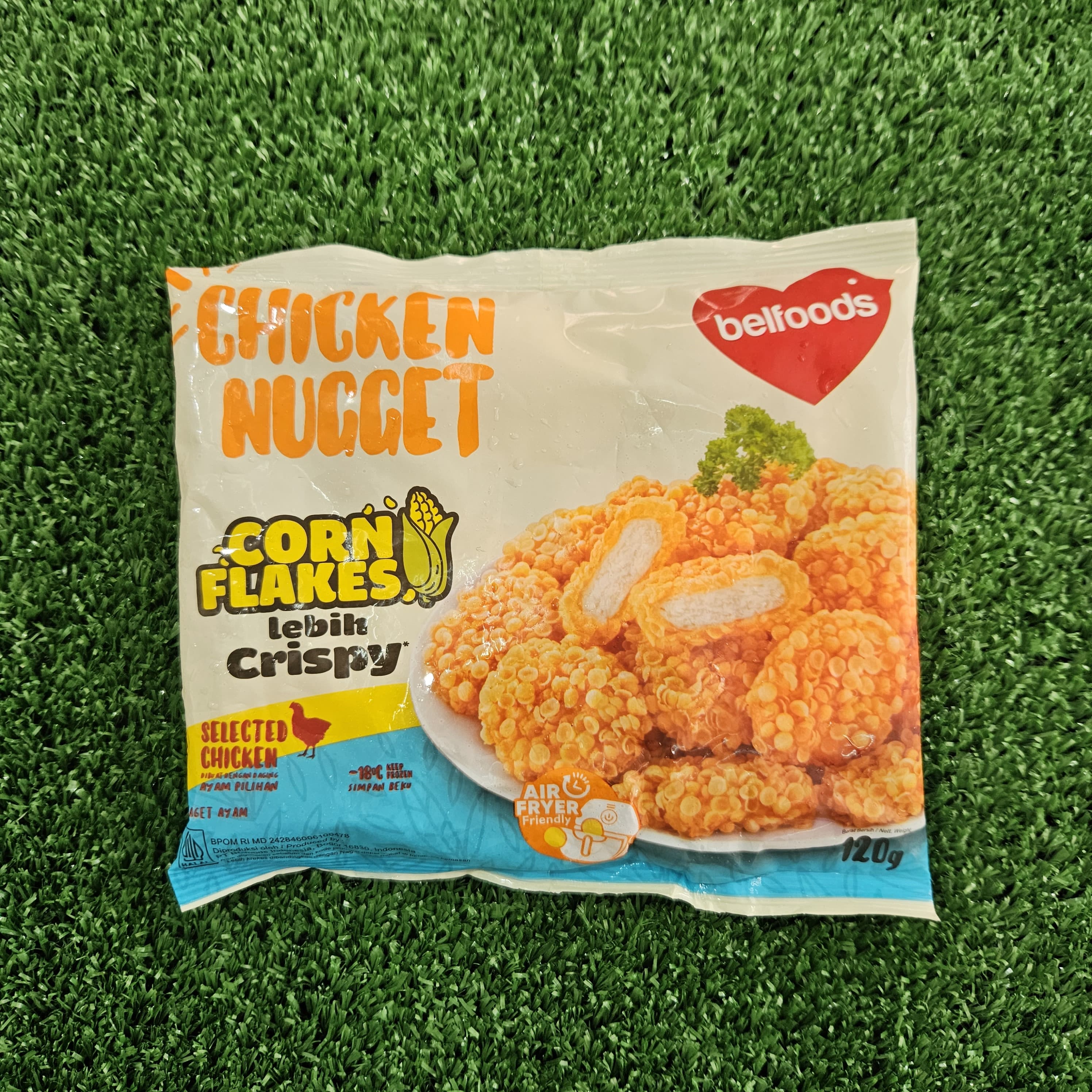 Belfoods naget ayam cornflakes 