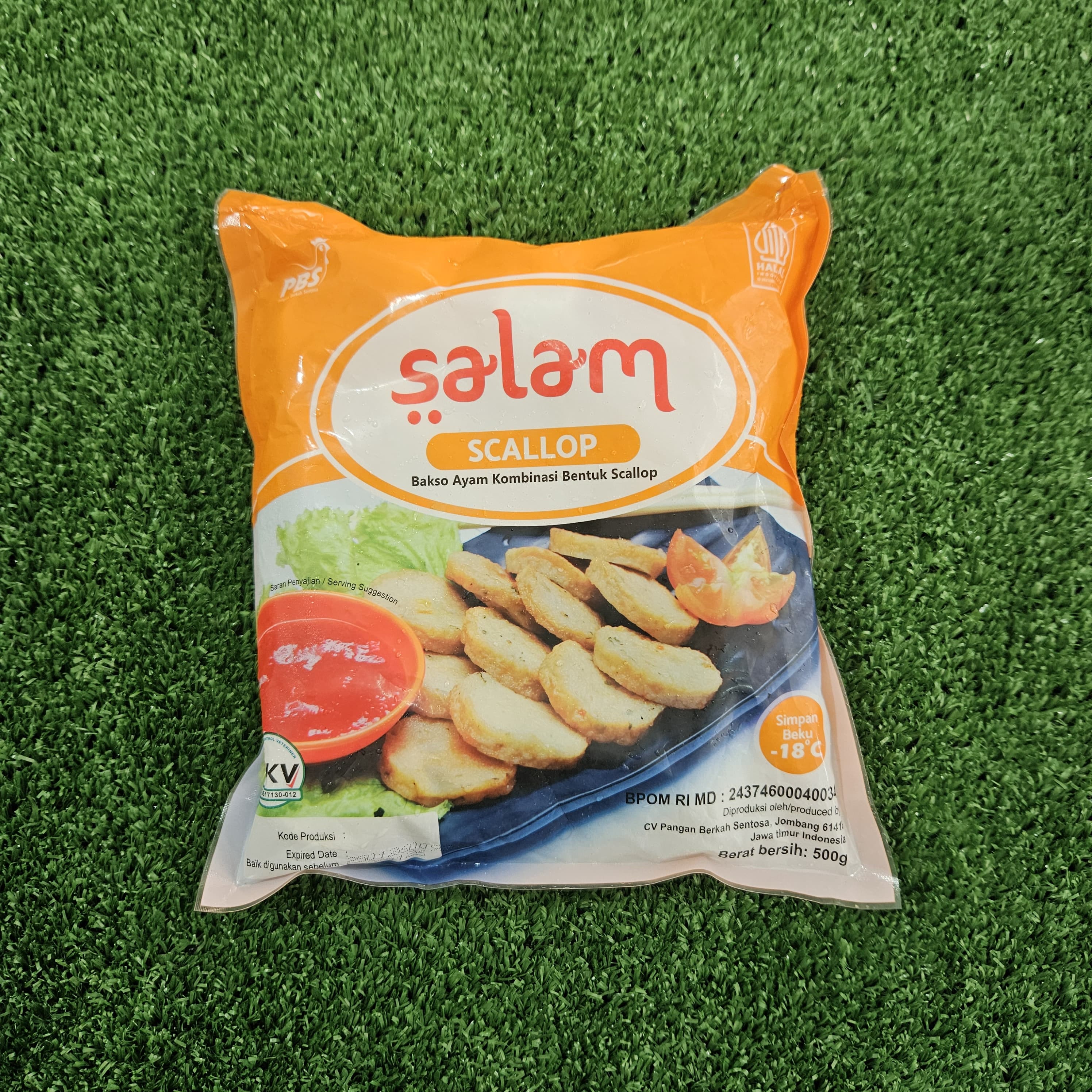 Salam scallop ayam