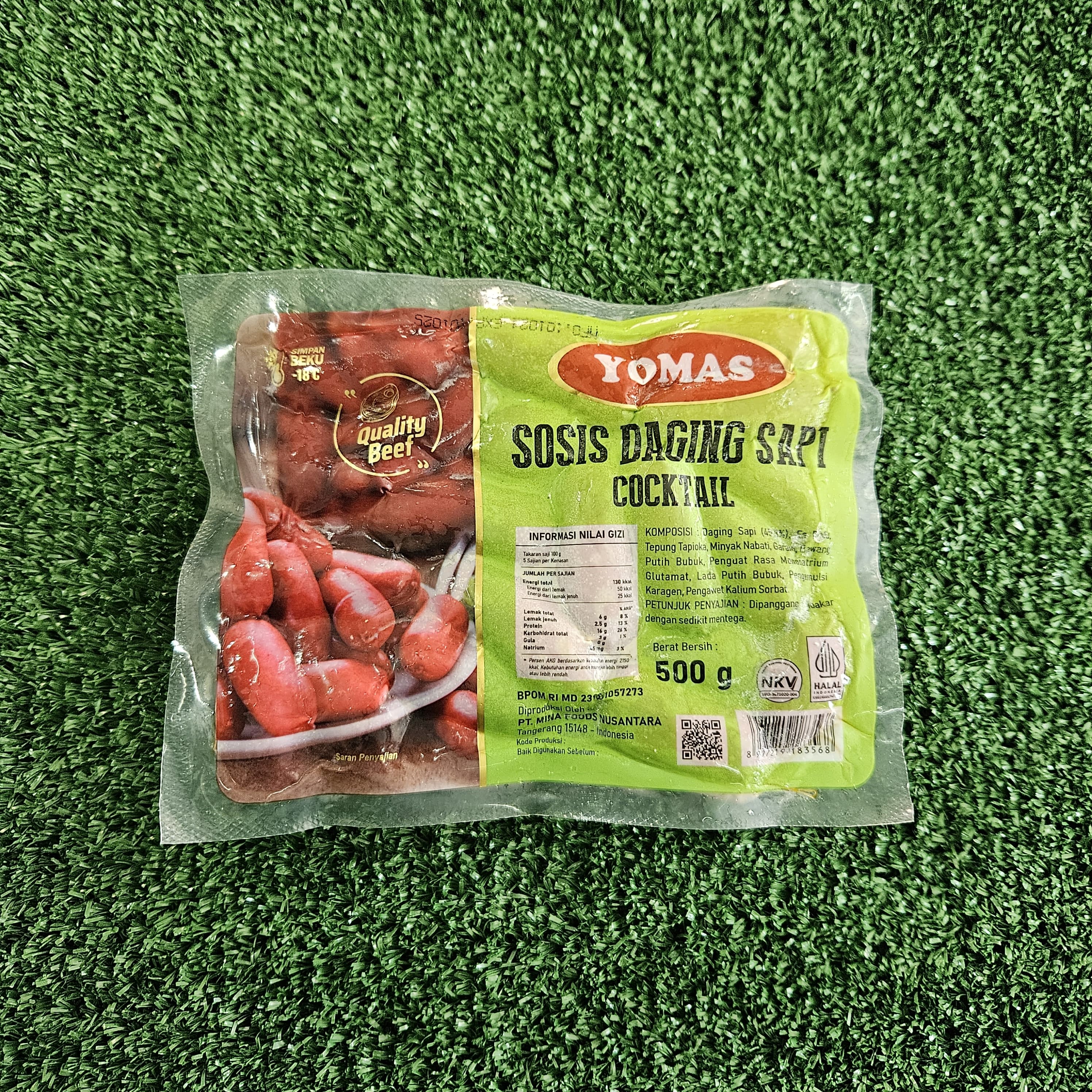 Yomas beef cocktail merah 