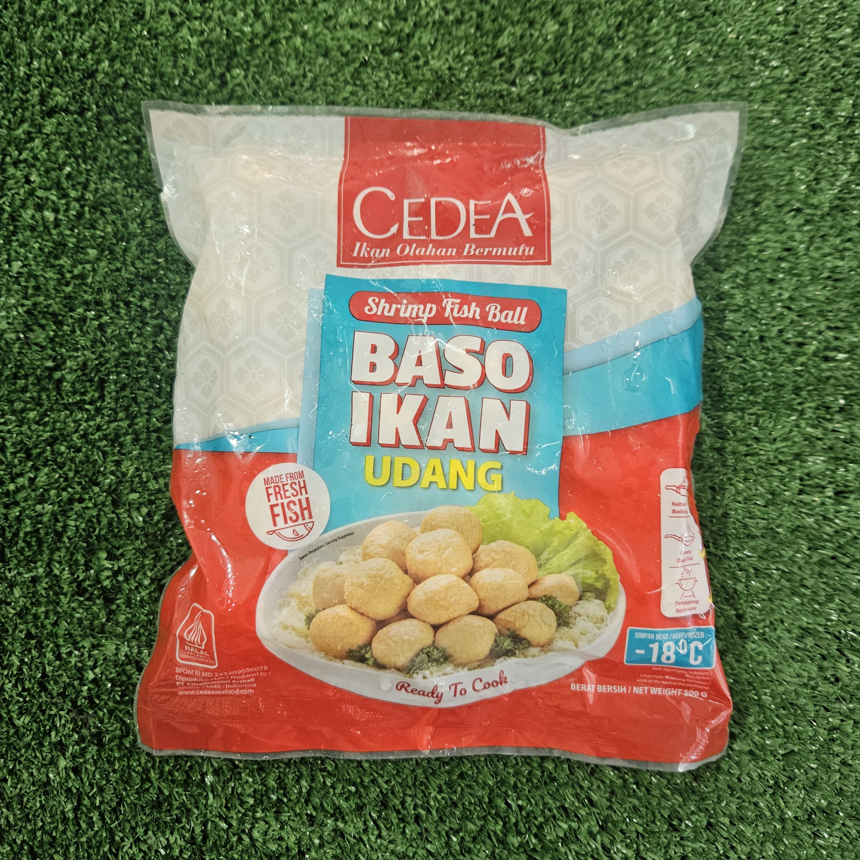 Cedea bakso ikan udang