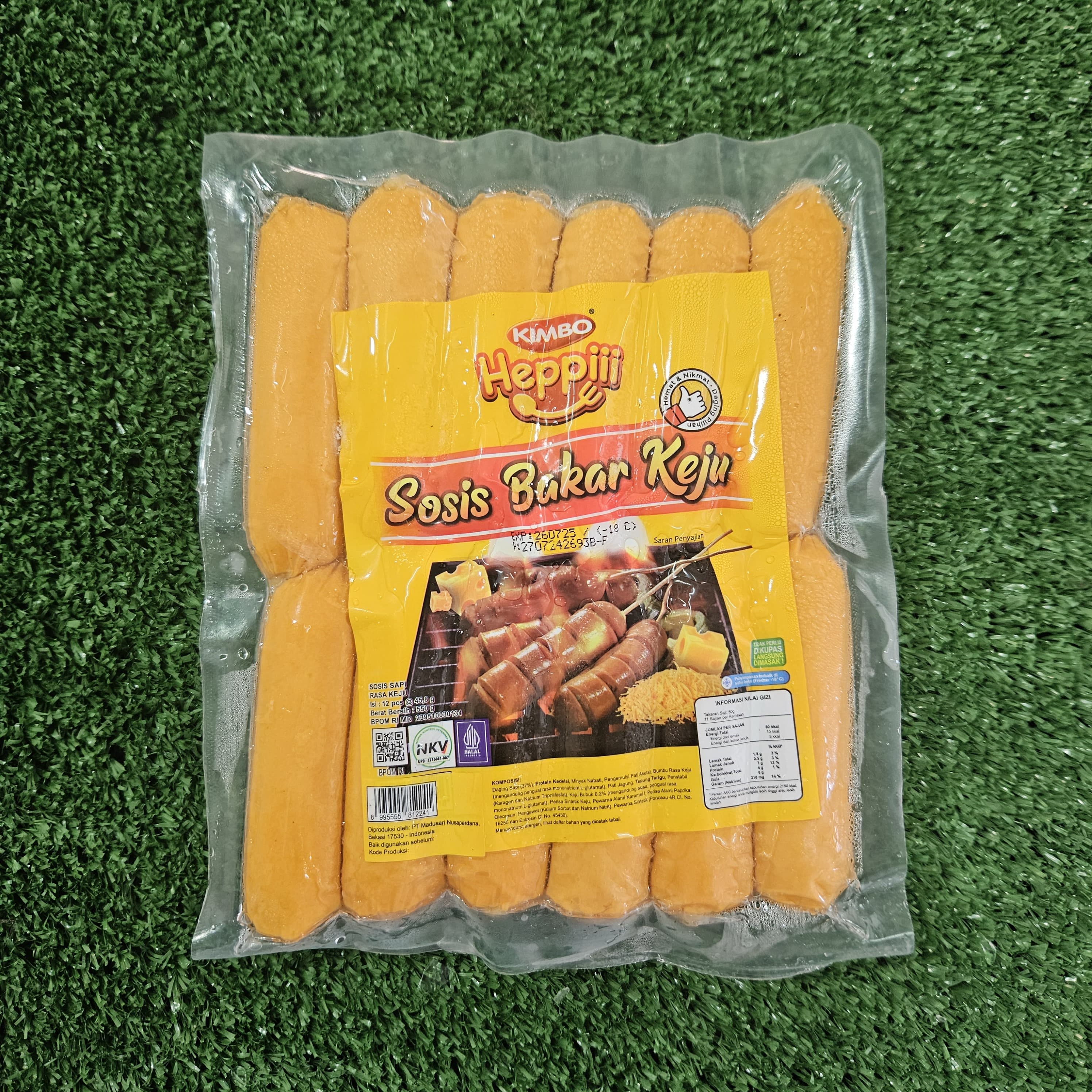 Kimbo heppiii sosis bakar rasa keju