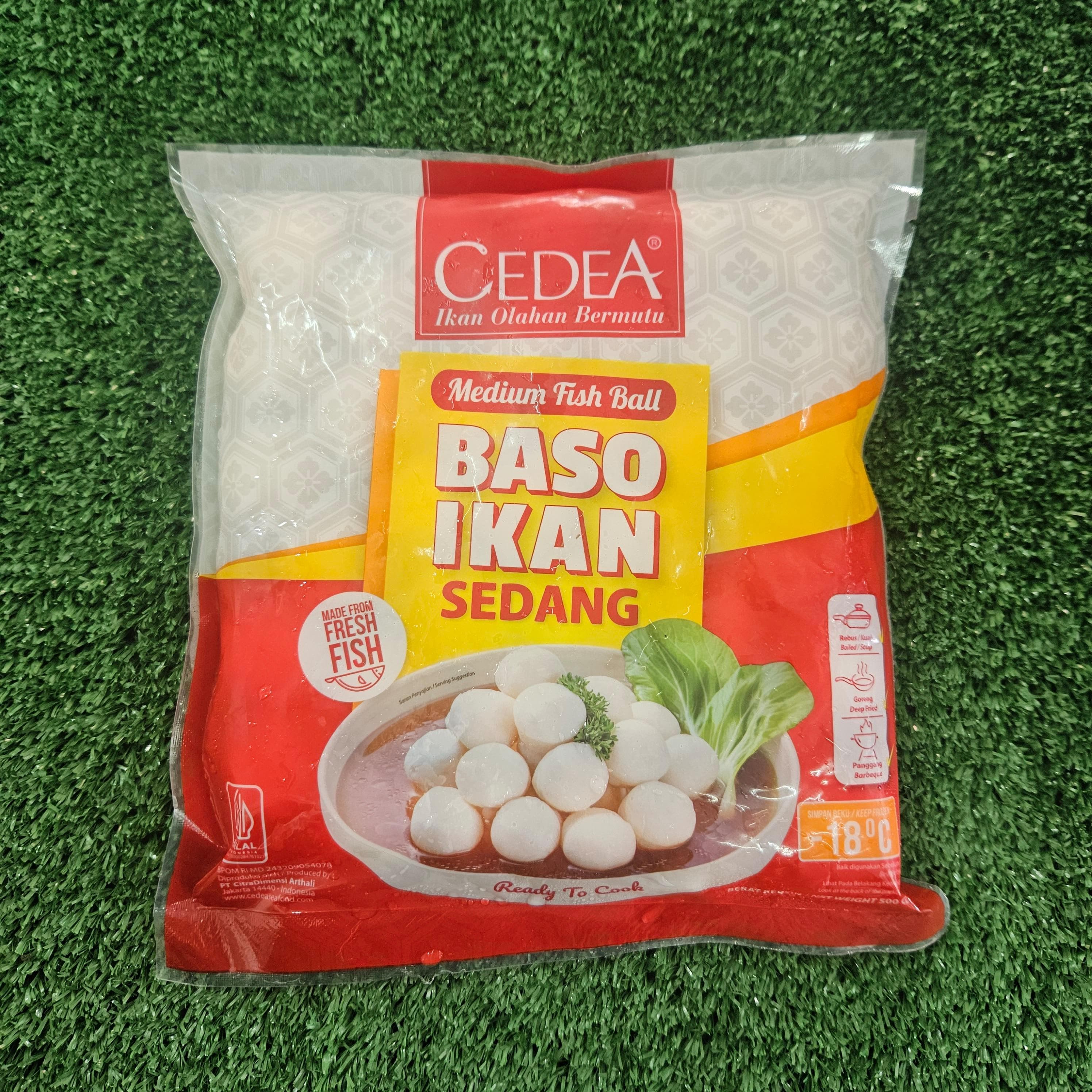 Cedea bakso ikan sedang 