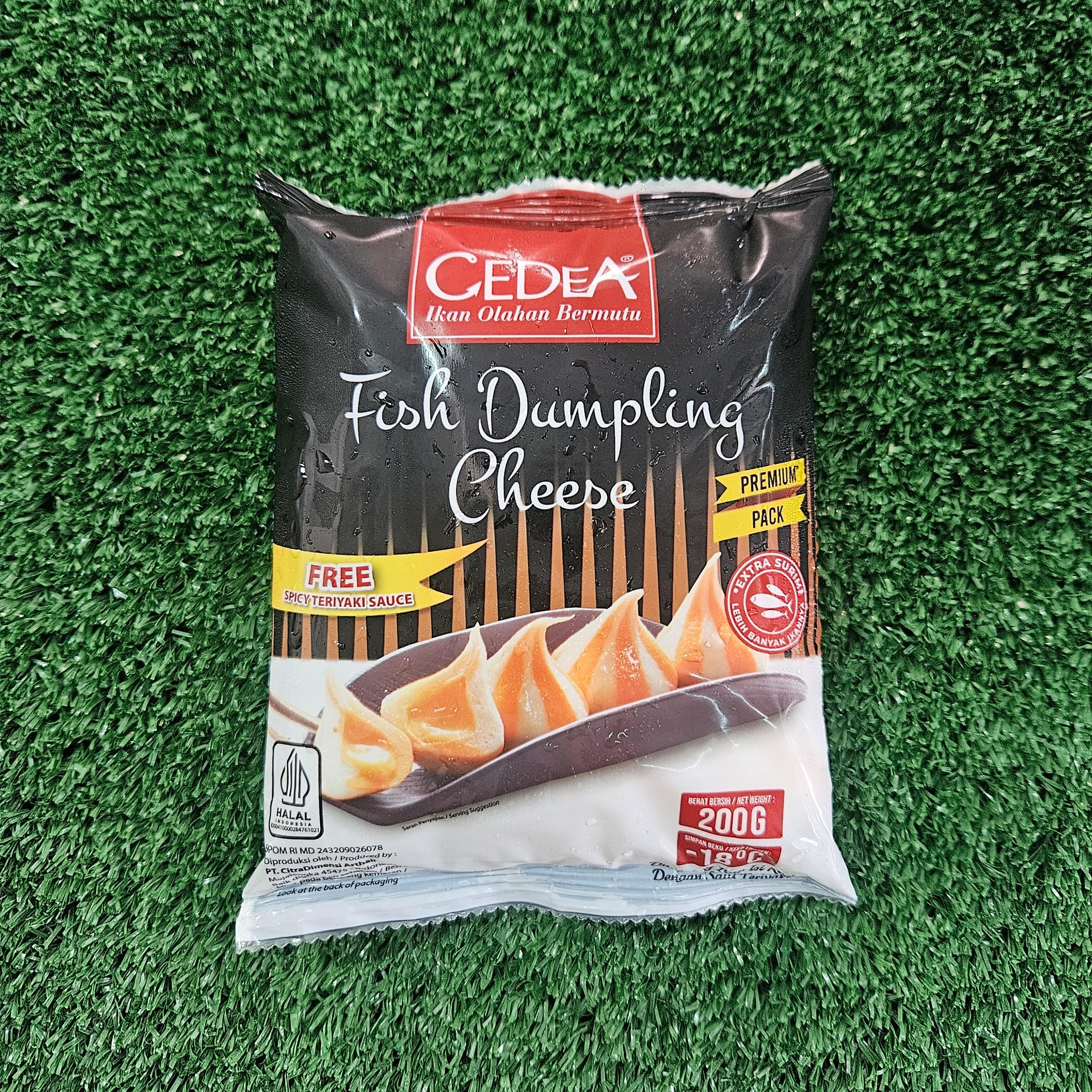Cedea fish dumpling cheese