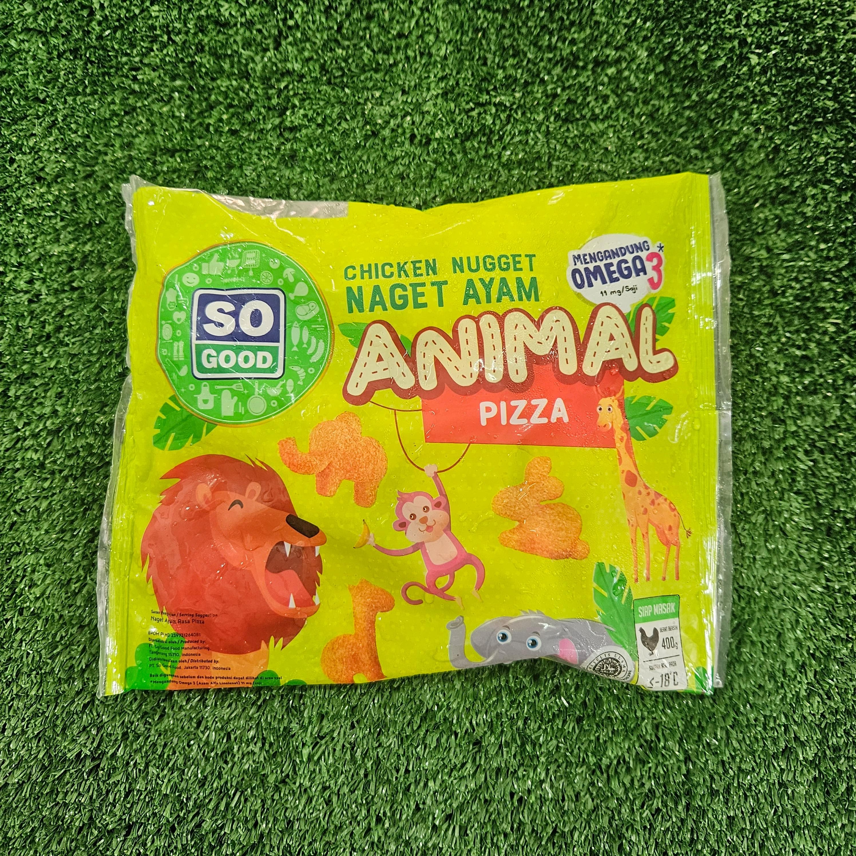 So good naget ayam animal rasa pizza