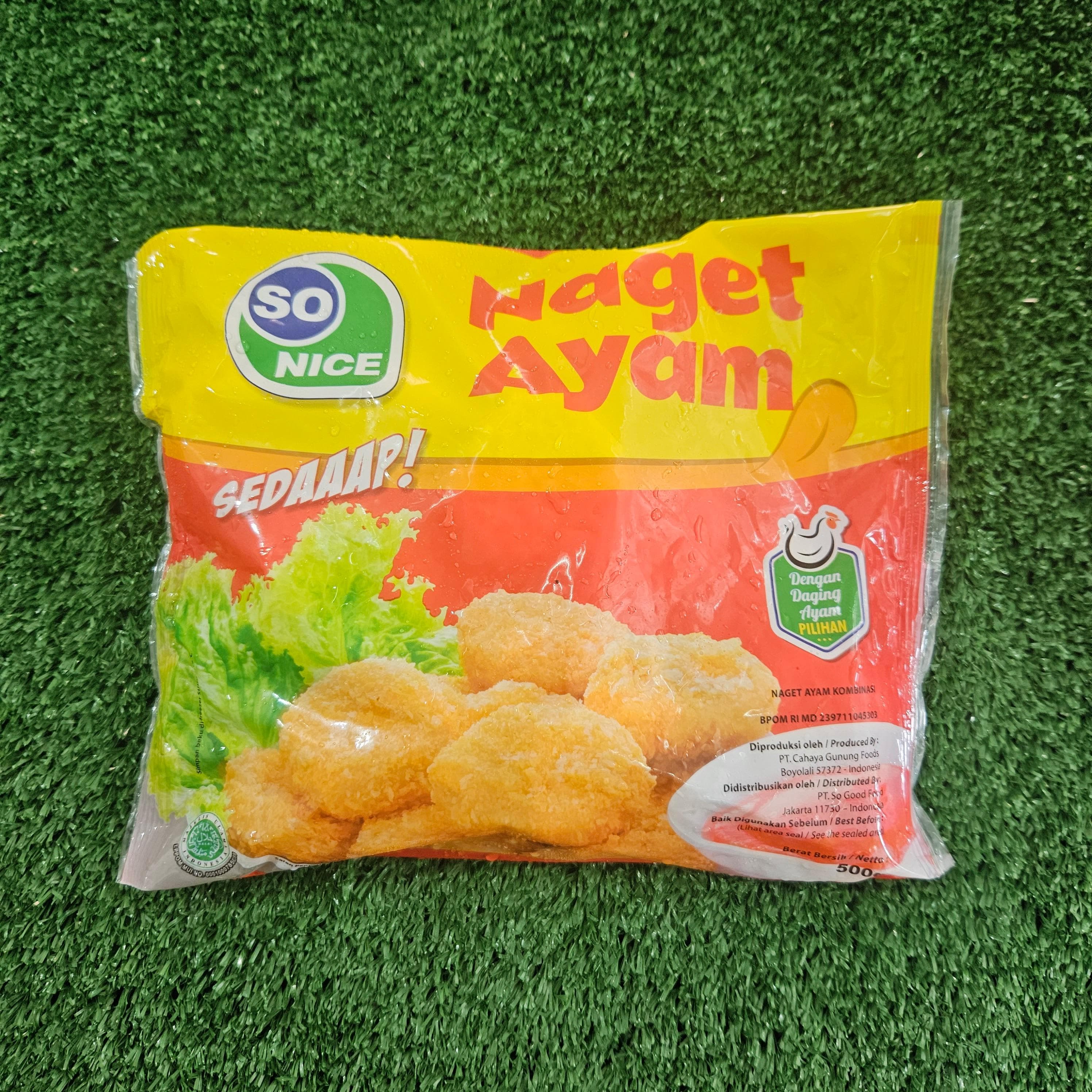 So nice naget ayam coin