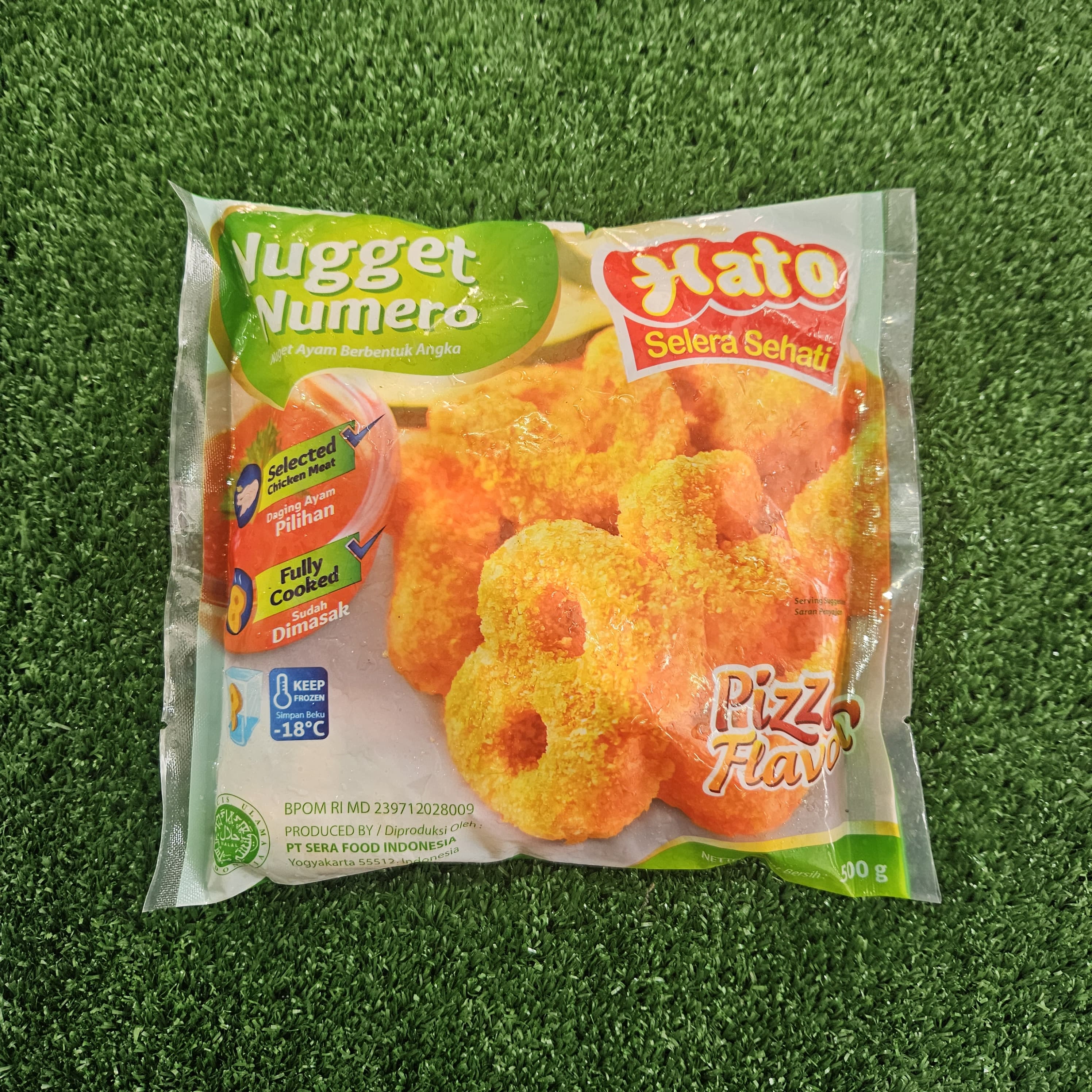 Hato naget ayam numero rasa pizza