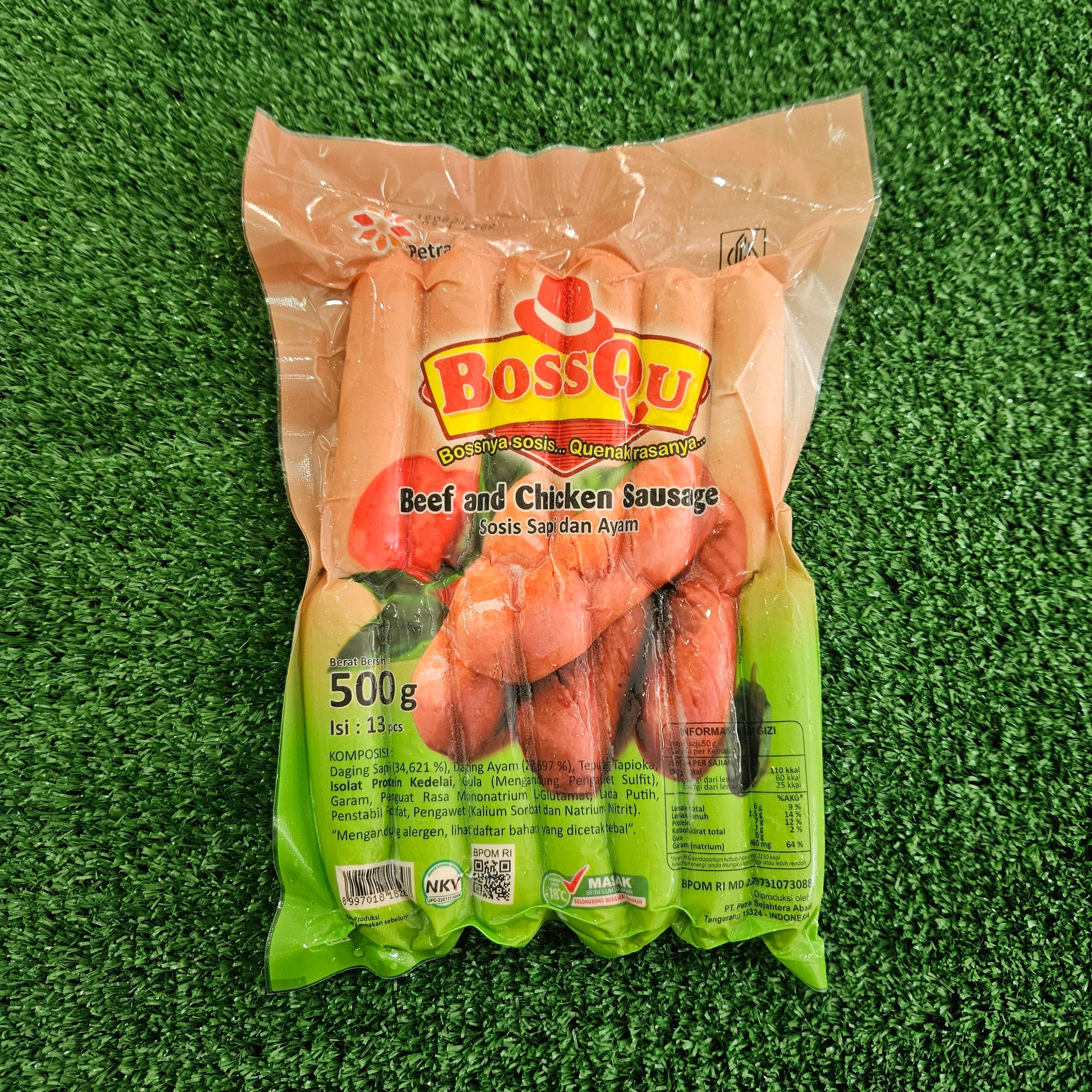 Bossqu sosis sapi & ayam