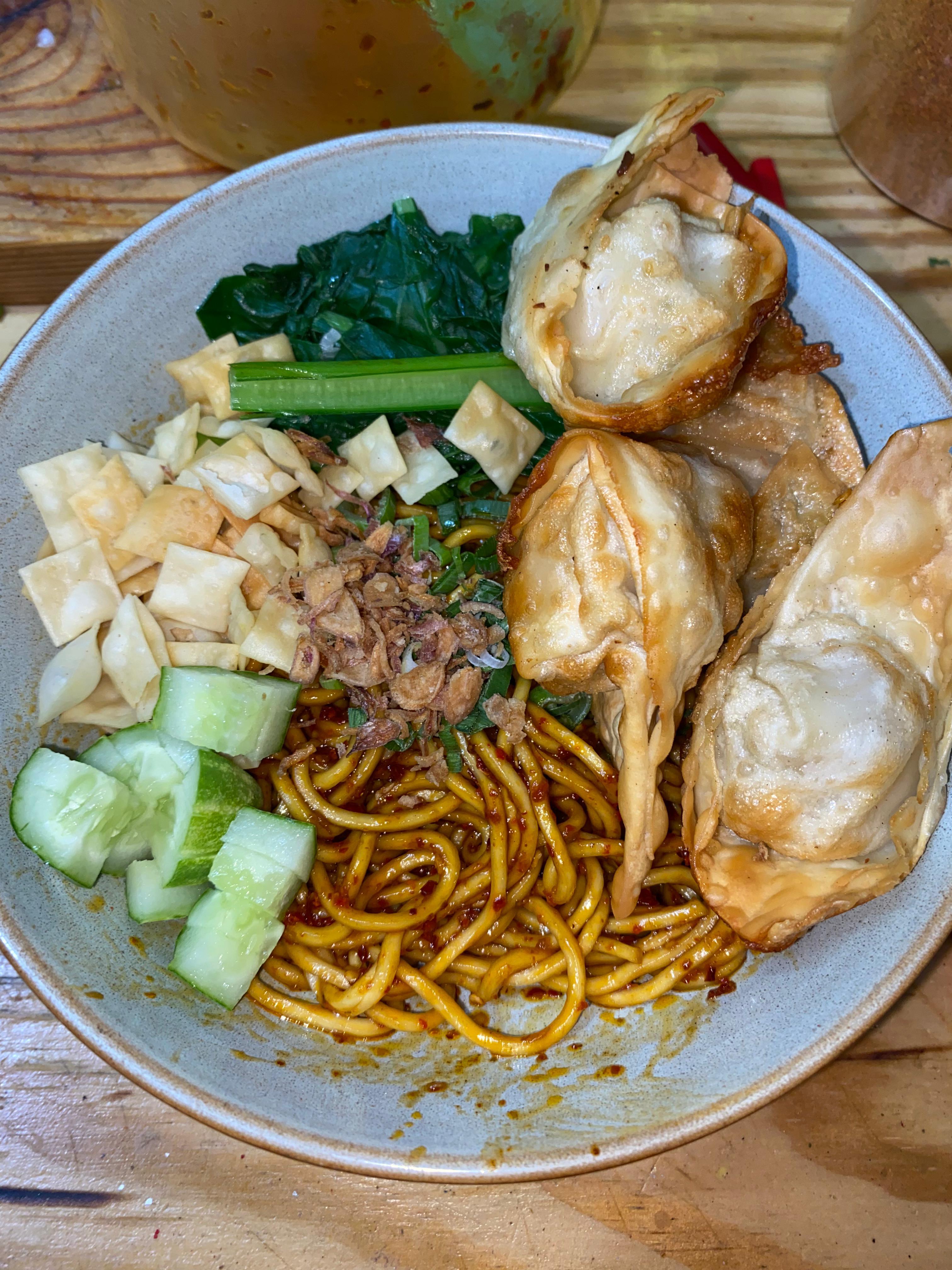 Wonton Goreng + Mie