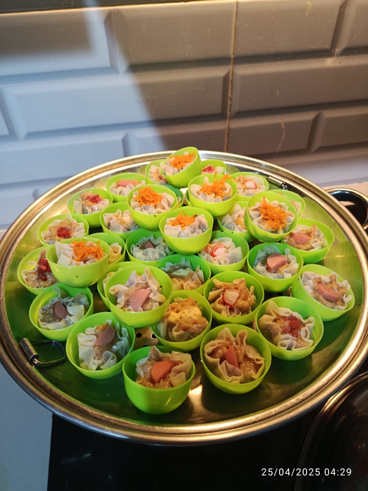 Dimsum ayam aneka toping isi 5 