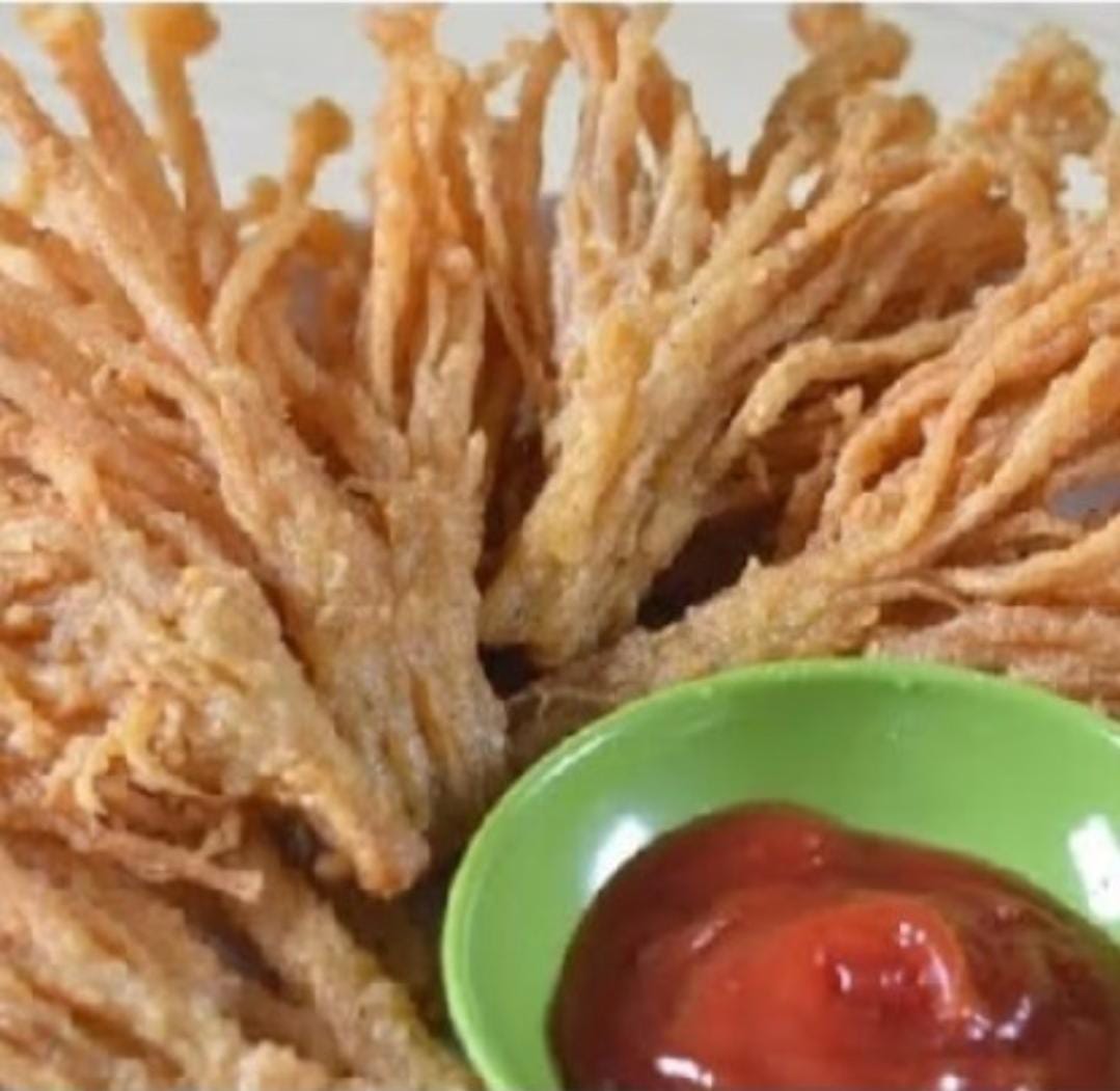 Jamur Enoki crispy