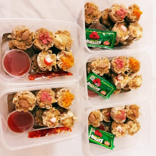 Dimsum ayam aneka toping isi 10 